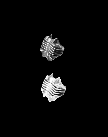 Flyerrer 25ss "Spiny War Soul" 925 Silver Trendy Cool Versatile Ring