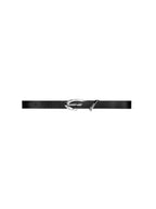 FLYERRER22FW Black Metal Buckle Belt for Men and Women FR008
