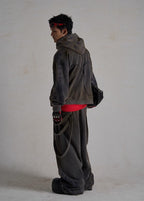 FLYERRER 24AW Loose Ribbon Casual Pants FR176