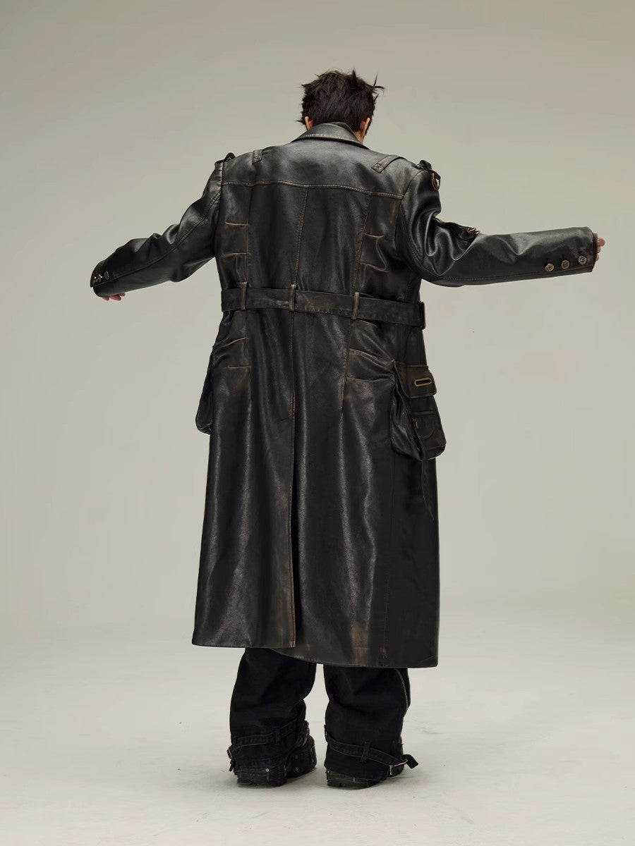 FLYERRER 23FW Heavy Industry Dyeing Long Coat Coat