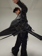 FLYERRER 23FW Heavy Industry Dyeing Long Coat Coat