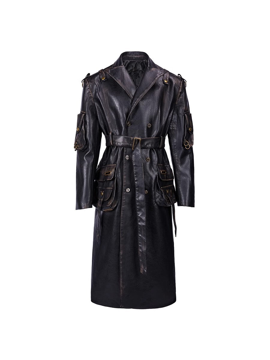 FLYERRER 23FW Heavy Industry Dyeing Long Coat Coat