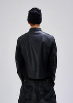 Flyerrer 25AW Heavy-Duty Irregular Paneled American-Style Biker Leather Jacket FR288