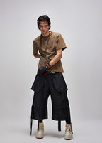 Flyerrer 25ss workwear casual pants drawstring shorts FR267