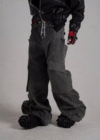 FLYERRER 24AW Irregular Splicing Used Jeans FR179
