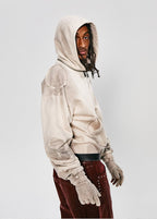 FLYERRER 25SS retro hooded sweatshirt with detachable curved knife sleeves FR237