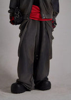 FLYERRER 24AW Loose Ribbon Casual Pants FR176