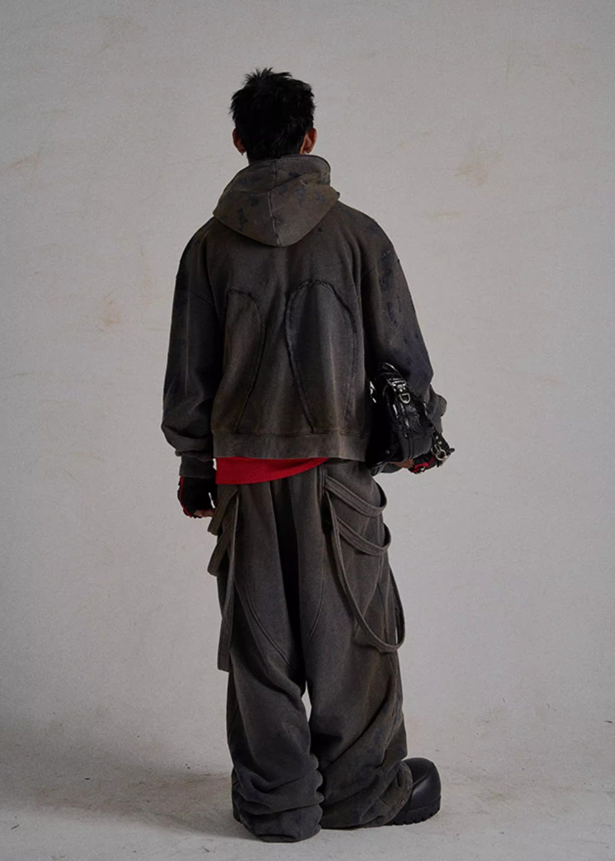 FLYERRER 24AW Loose Ribbon Casual Pants FR176