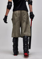 Flyerrer25ss irregular segmentation cutting three-dimensional splicing shorts FR268