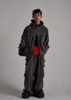 FLYERRER 24AW Loose Ribbon Casual Pants FR176