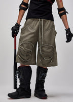 Flyerrer25ss irregular segmentation cutting three-dimensional splicing shorts FR268