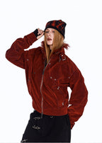 Flyerrer 25AW "Blood Tide" Knight Cross Embroidered Trendy Knitted Beanie FR008R
