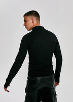 FLYERRER 25SS curved sleeve printed T-shirt slim fit base top FR232