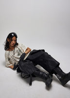 Flyerrer 25ss workwear casual pants drawstring shorts FR267