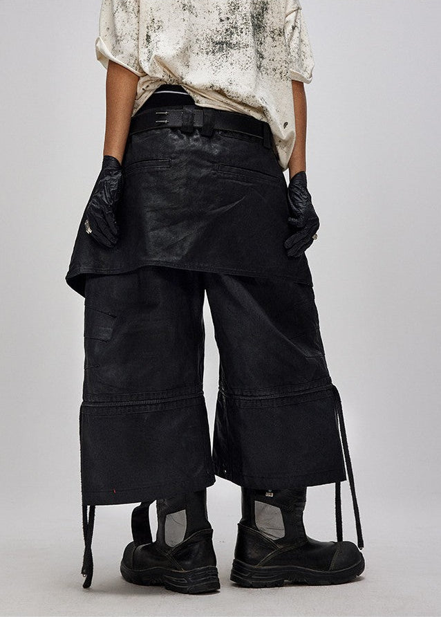 Flyerrer 25ss workwear casual pants drawstring shorts FR267