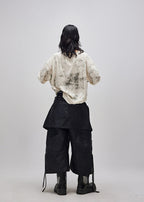 Flyerrer 25ss workwear casual pants drawstring shorts FR267