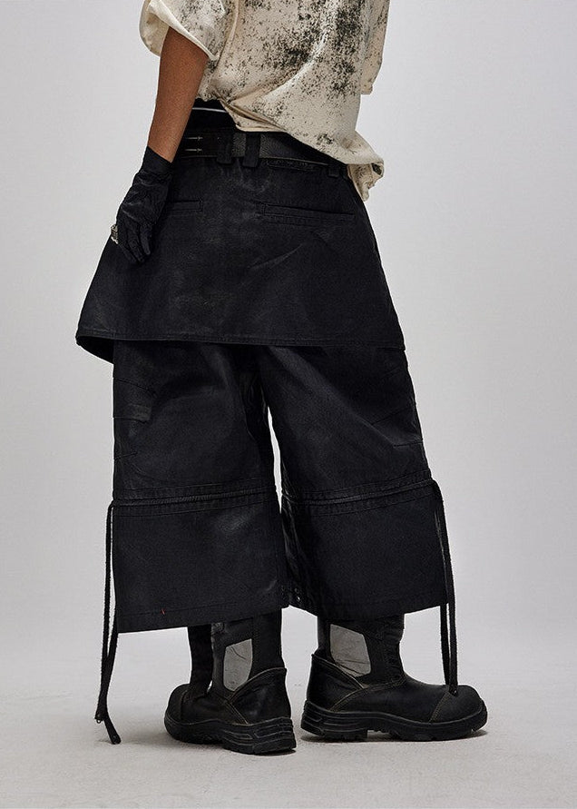 Flyerrer 25ss workwear casual pants drawstring shorts FR267