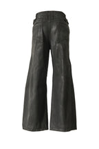 FLYERRER 25SS American Vintage Black Distressed Waxed Loose Curved Leg Jeans FR255