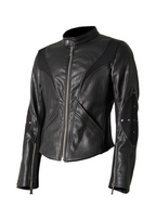 Flyerrer 25AW Heavy-Duty Irregular Paneled American-Style Biker Leather Jacket FR288