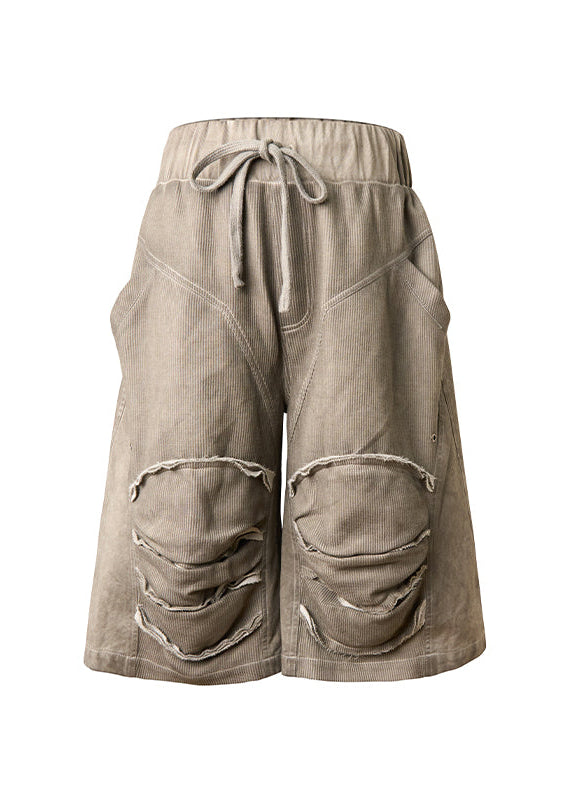 Flyerrer25ss irregular segmentation cutting three-dimensional splicing shorts FR268