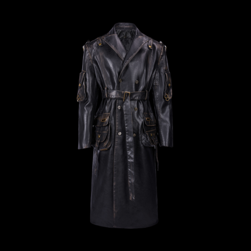 FLYERRER 23FW Heavy Industry Dyeing Long Coat Coat