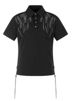 Unisex Fake Two-Piece Polo | Printed Collar Short Sleeve Summer Top FR346