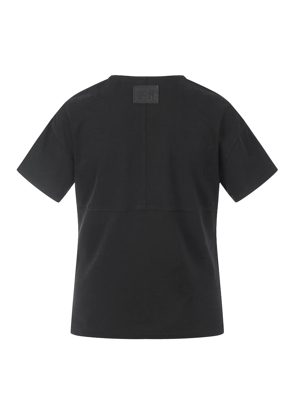 Flyerrer Vintage Court Raglan Print Button Rib Cropped Tee FR337